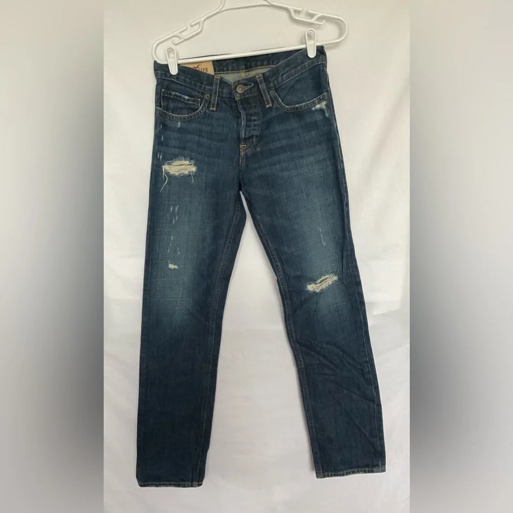 Hollister Slim Blue Distressed Jeans